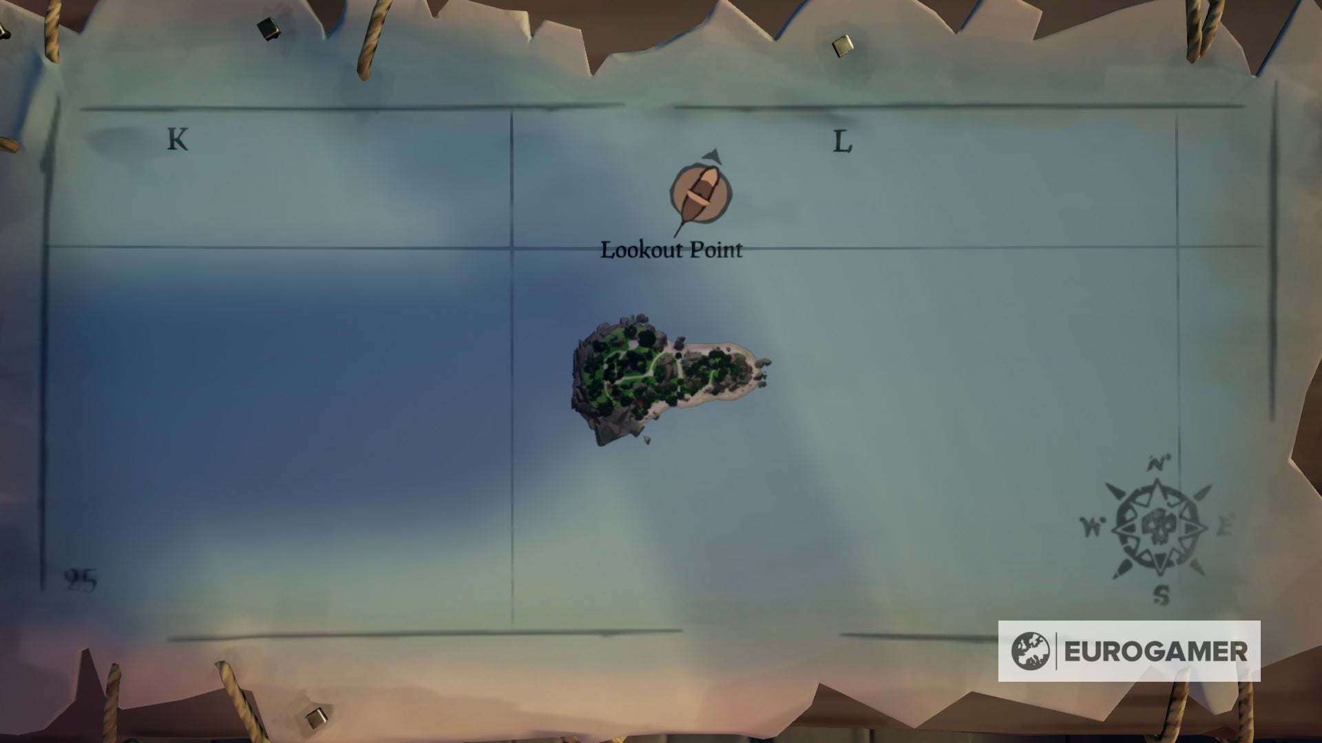 Sea of Thieves Mapa Coordenadas de las islas, nombres, formas y cómo